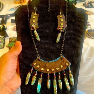 Handmade Leather Necklace